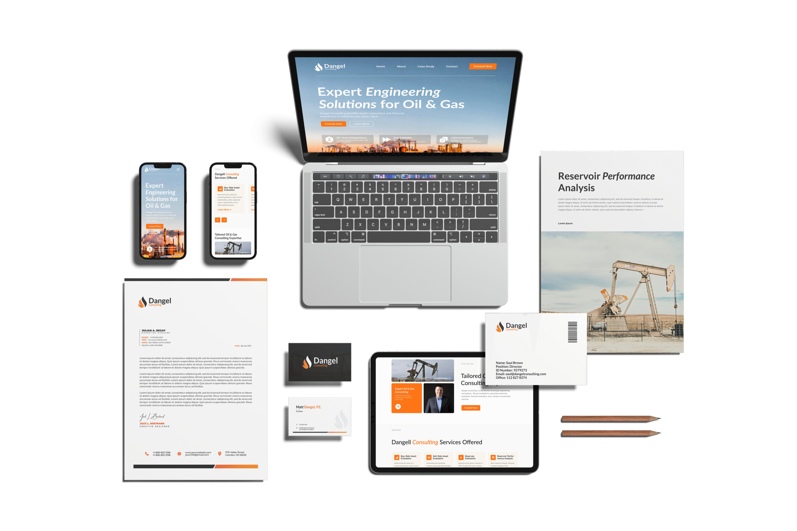 Dangel Consulting Mockup website@1.5x
